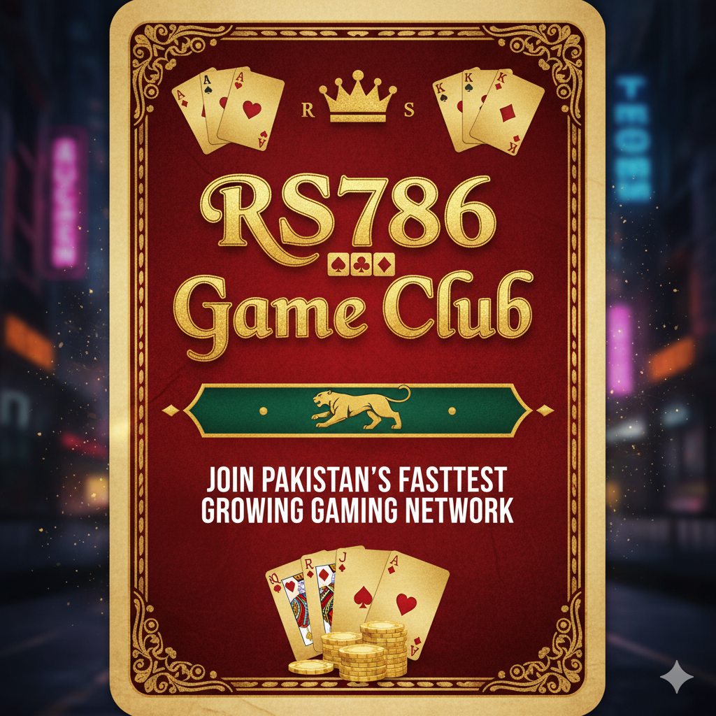 RS786 Game Club – Join Pakistan’s Fastest Growing Gaming Network
